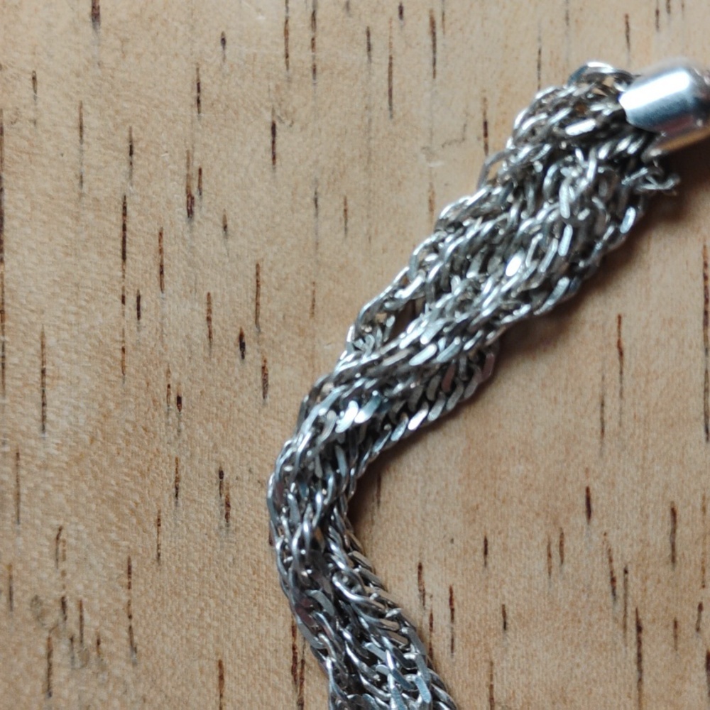 Multi Strand Sterling Silver Bracelet - Picture 4 of 10